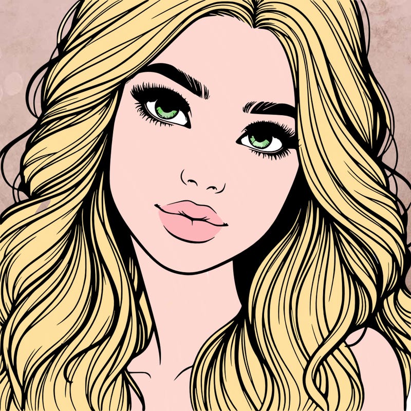 beautiful realistic girl