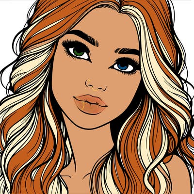 beautiful realistic girl