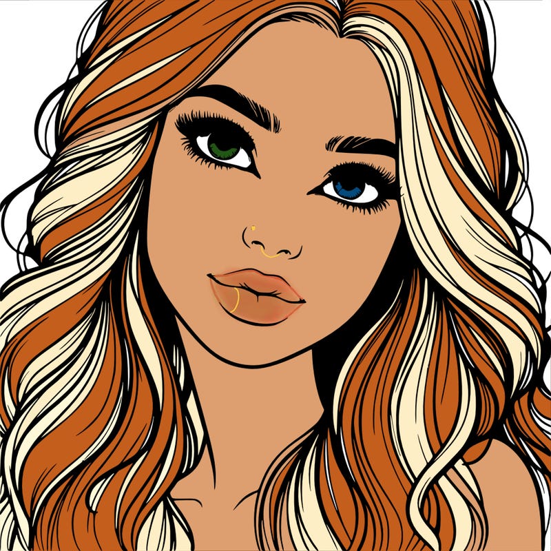 beautiful realistic girl