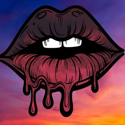 lips that look realistic and drip