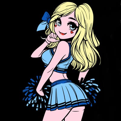 realistic cheerleader