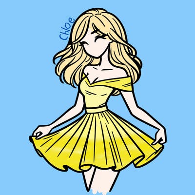 woman in skirt
