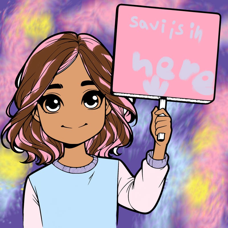 realistic girl holding up a sign