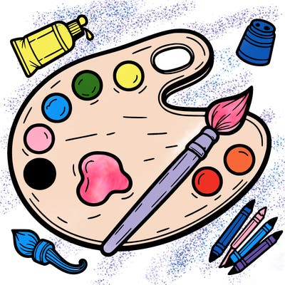 artist paint palette