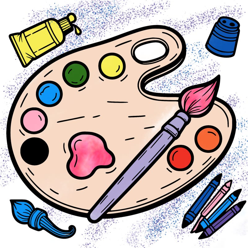 artist paint palette