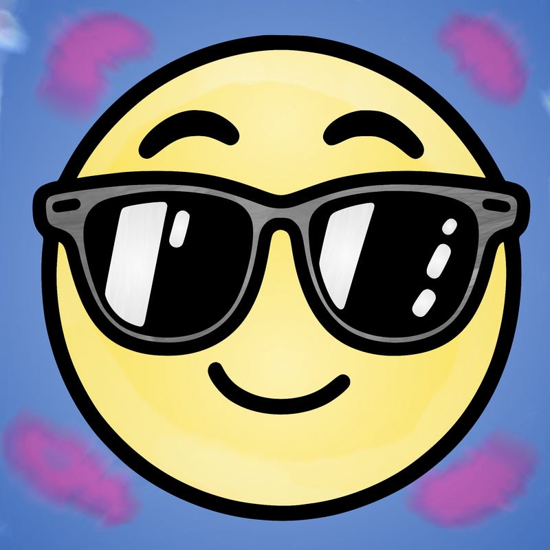 emoji with sunglasses