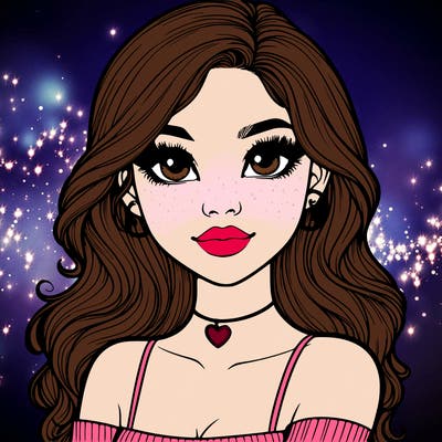 realistic pretty girl