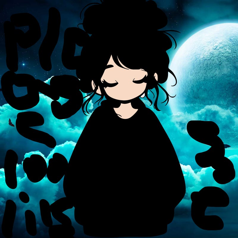 girl with baggy sweatshirt and messy bun