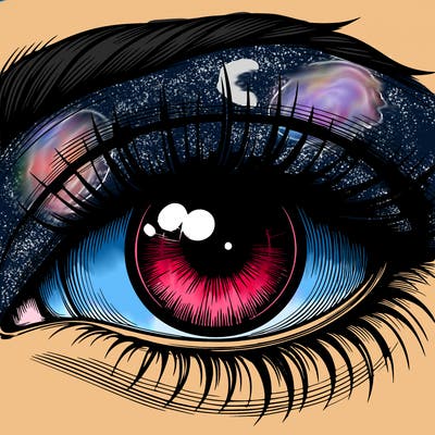 realistic eye
