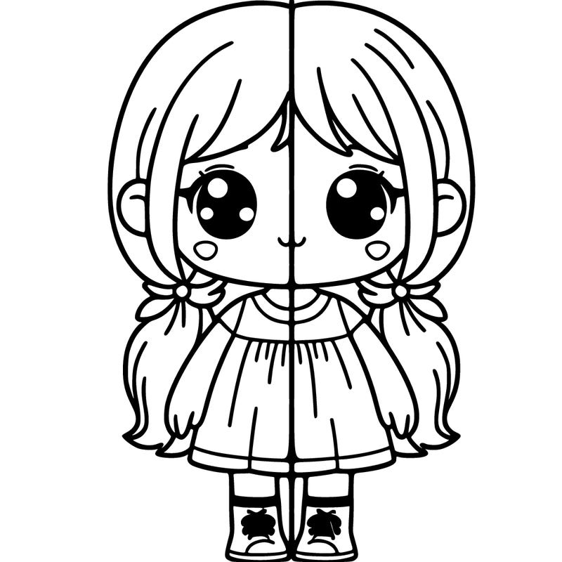 cute girl four split