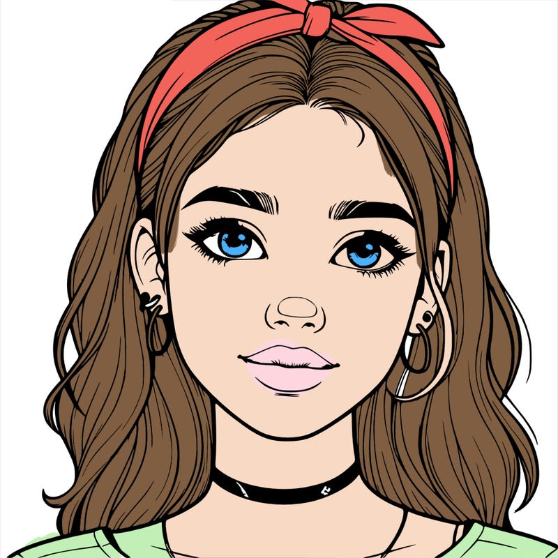 realistic teenage girl