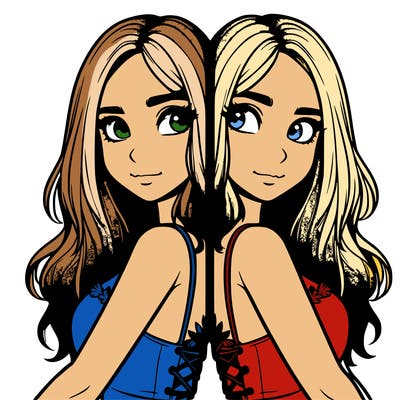 a realistic girl split