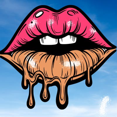 lips that look realistic and drip