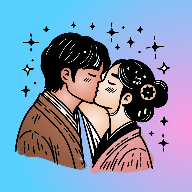 kissing