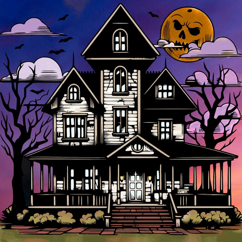 realistic scary house