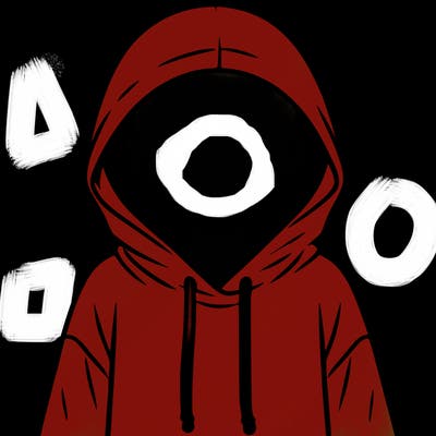 faceless girl in hoodie