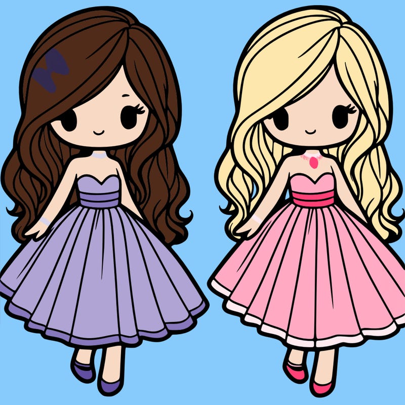 girl in a flowy dress