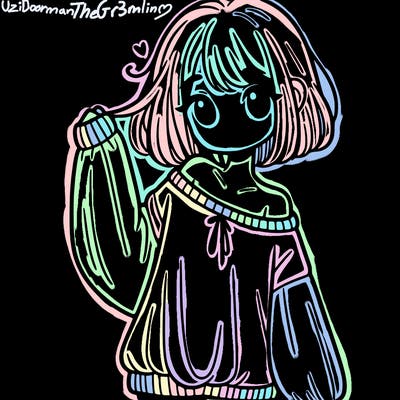 girl in baggy sweater hanging off her shoulder