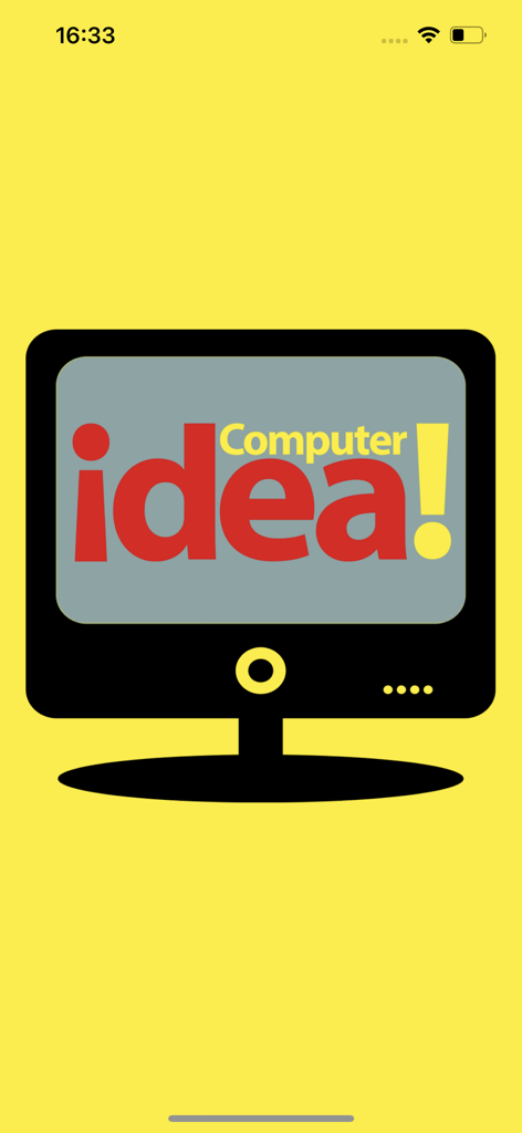 Il Mio Computer Idea - Il Mio Computer Idea app logo featuring a computer monitor icon on a yellow background