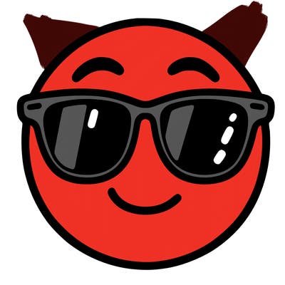 emoji with sunglasses