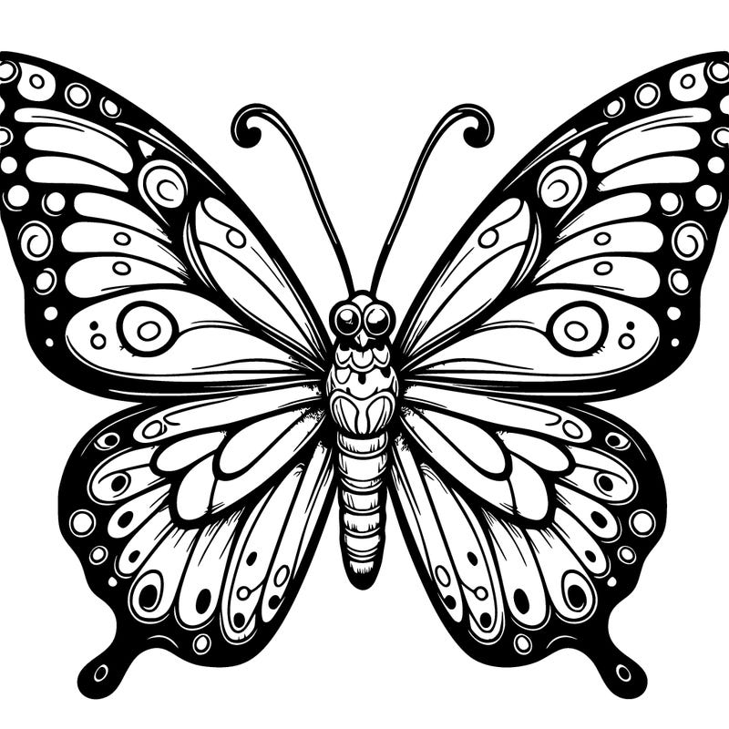 realistic butterfly