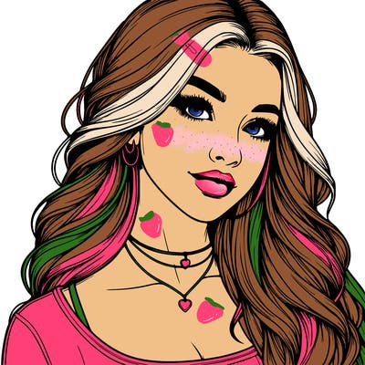 detailed realistic girl