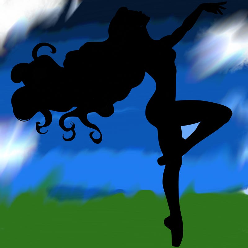 realistic woman dancer