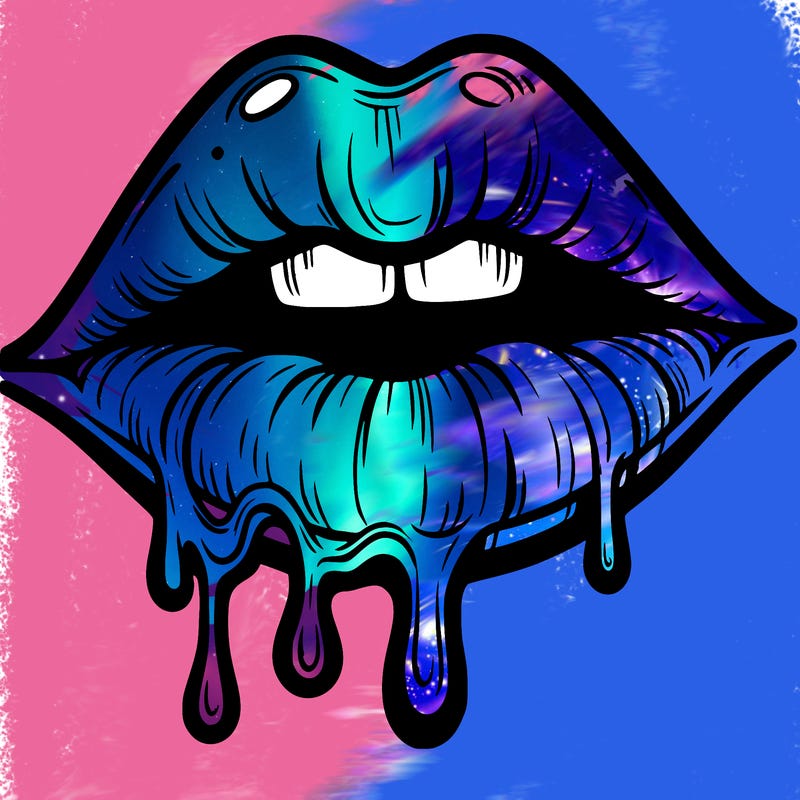 lips that look realistic and drip