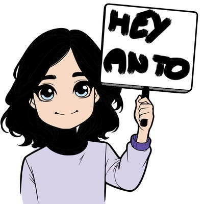 realistic girl holding up a sign