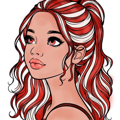 beautiful realistic girl