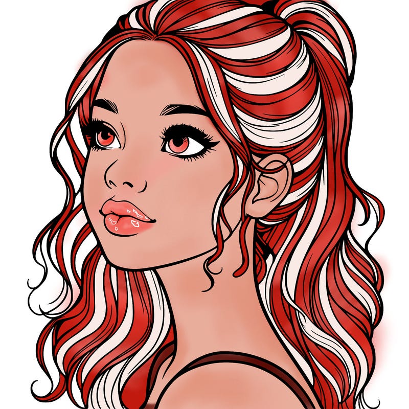 beautiful realistic girl