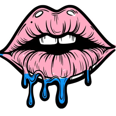 lips that look realistic and drip