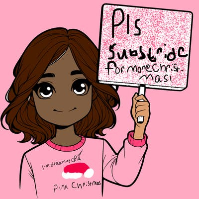 realistic girl holding up a sign