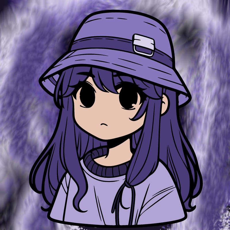 girl with bucket hat
