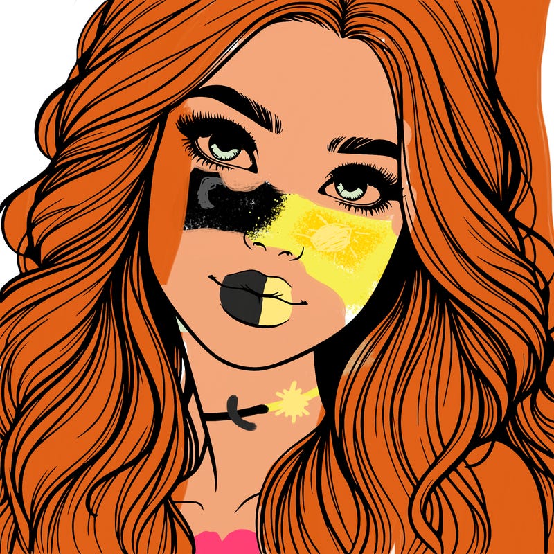 beautiful realistic girl