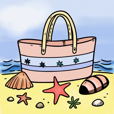 a beach bag