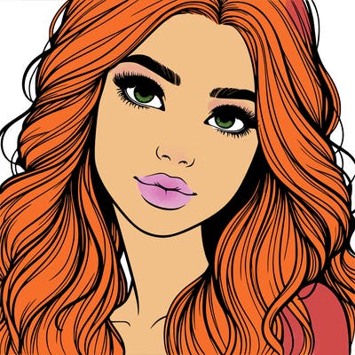 beautiful realistic girl