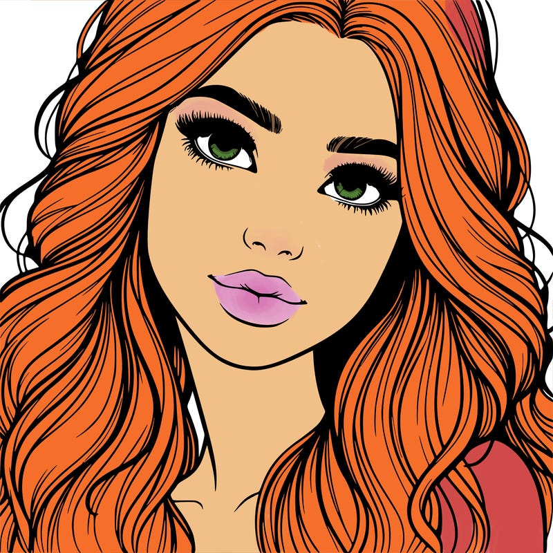 beautiful realistic girl