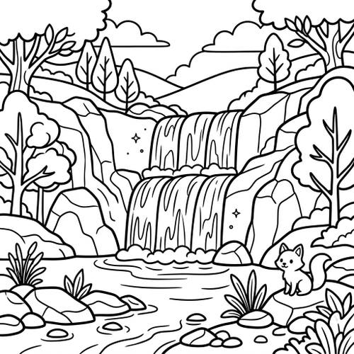 Ephemeral Waterfalls