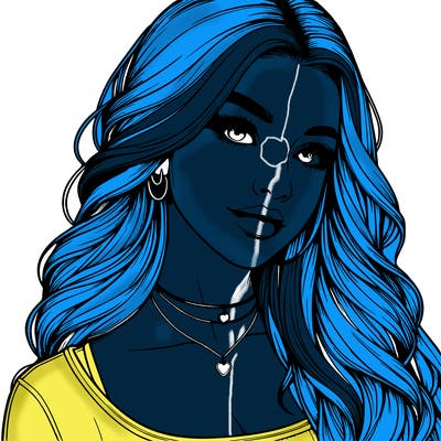 detailed realistic girl