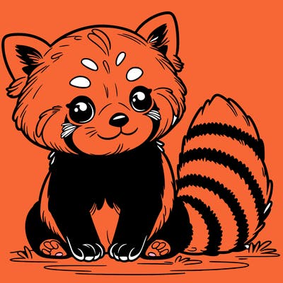 red panda