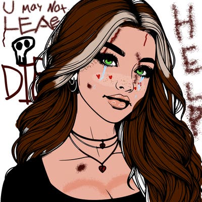 detailed realistic girl