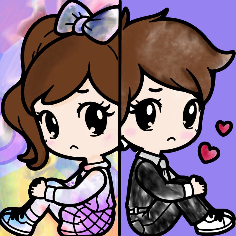 girl boy split