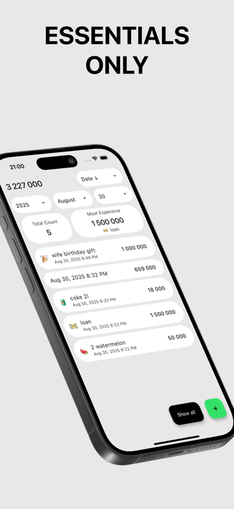 Simple Cash Tracker - Finance App | MWM