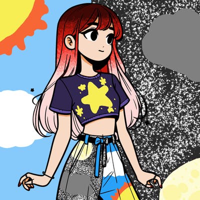 girl in a cute crop top