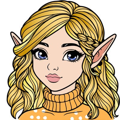 realistic girl elf
