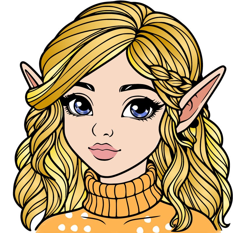 realistic girl elf
