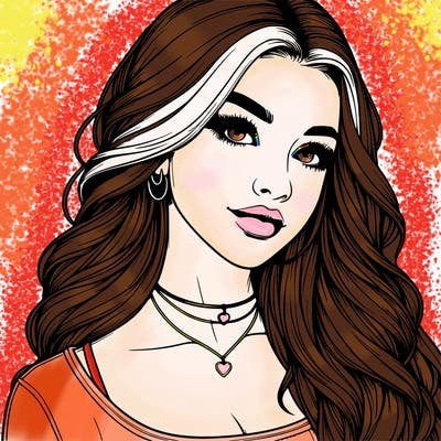 detailed realistic girl