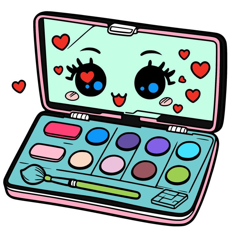 makeup pallet