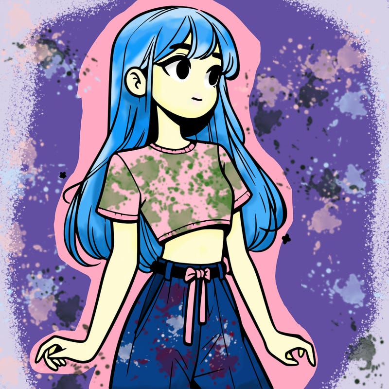 girl in a cute crop top